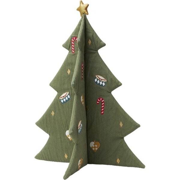 Fabelab 40cm Embroidered Christmas Tree Holiday Indoor Tabletop Party Decor