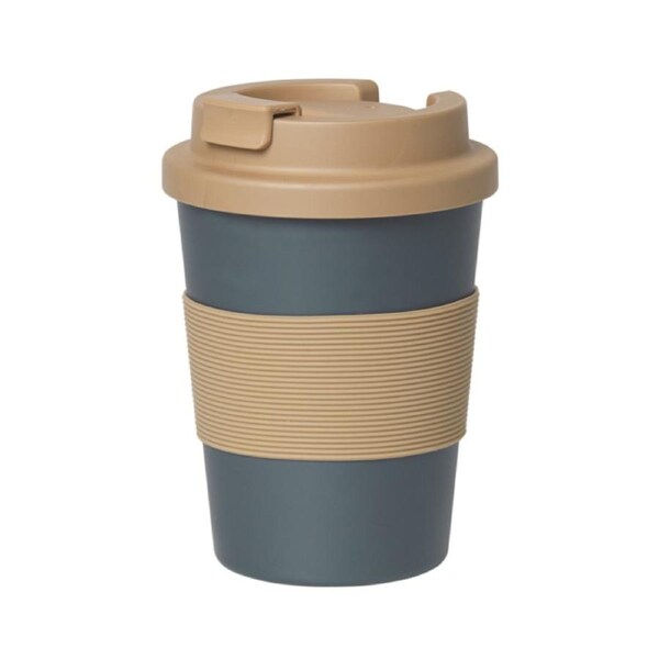 Fabelab 13cm PLA To-Go Coffee Portable Travel Hot Drink Tumbler Cup Blue Spruce