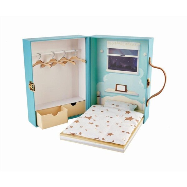 Kruselings Magical Dream Doll Closet Room Toy Case w/ Handle Kids/Children 3y+