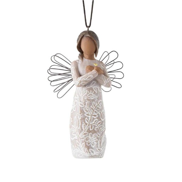 Willow Tree Hanging Ornament - Remembrance (Darker Skin & Hair)