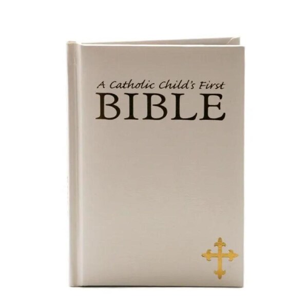 Catholic Child's First Bible - White