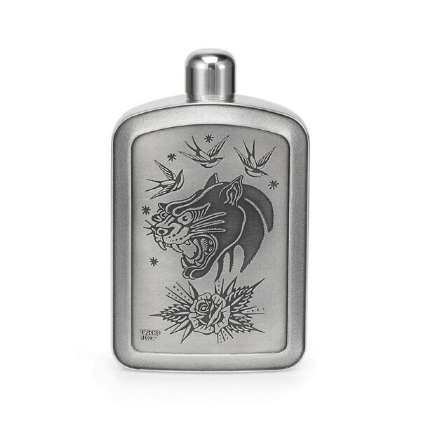 Royal Selangor Ink - Taco Joe Panther Hip Flask (150ml) Limited Edition