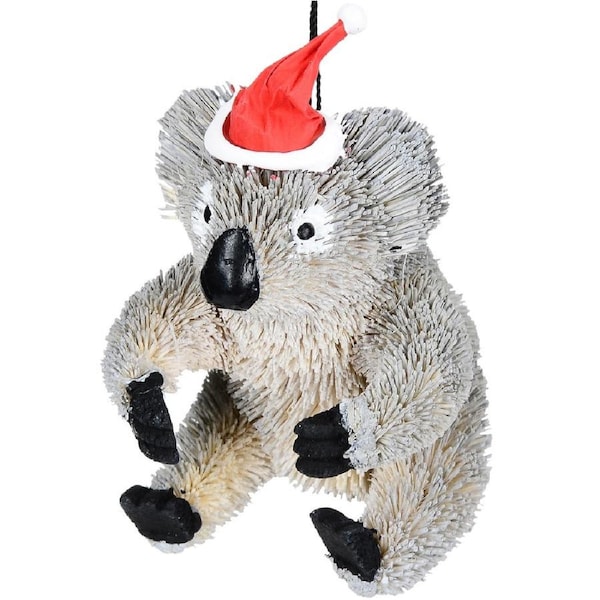 80mm Koala Australian Organic Christmas Tree Decoration