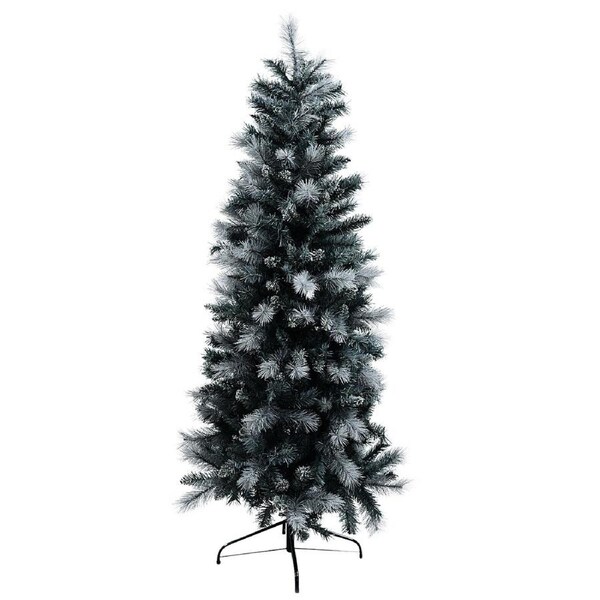 Gray River Arctic Pine Christmas Tree With 1028 Grey & White Tips - 2.3m