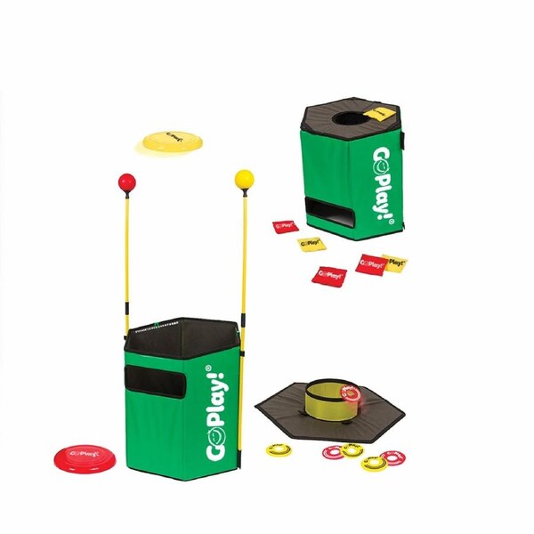 Go Play! 4 in 1 Combo Kid's/Children's Outdoor Sports Party Activity Set 8y+