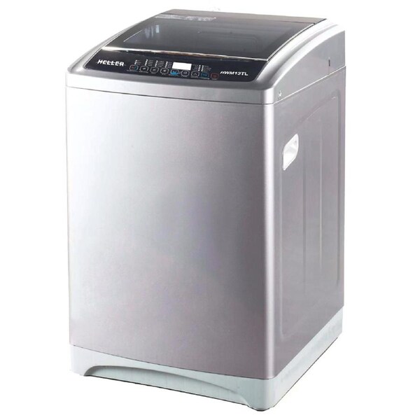 Heller 13kg Top Loader Free Standing 500W Washing Machine 107x68.5x70cm BLK/GRY