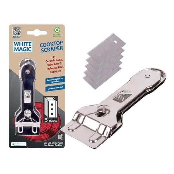 White Magic Cooktop Scraper