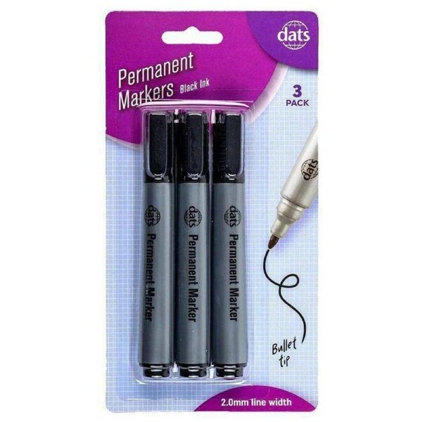 Permanent Markers - Black