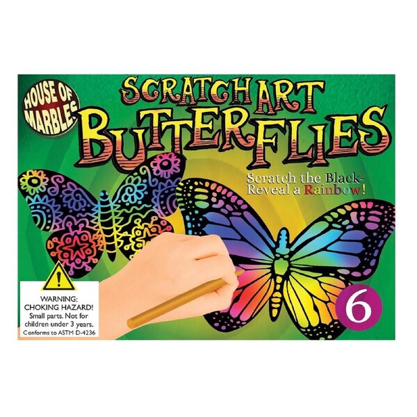 Scratch Art Set - Butterflies