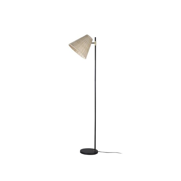 Yvette Rattan Floor Lamp