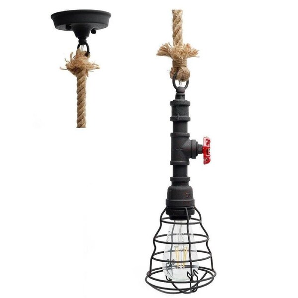 Vantage Pipe Pendant Light - Rusty