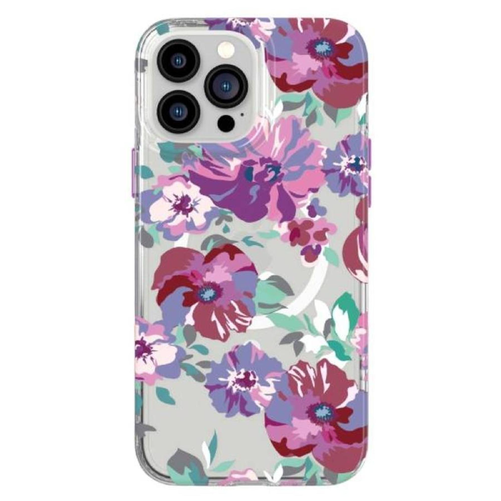 Tech21 Evo Art Cutout Flora – Custodia IPhone 13 Pro Con Opera Floreale E Protezione Anticaduta 3,7 M