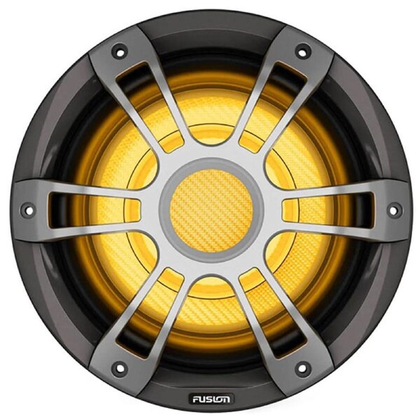 Fusion 10" 600W Sports Marine Subwoofer w CRGBW - Grey