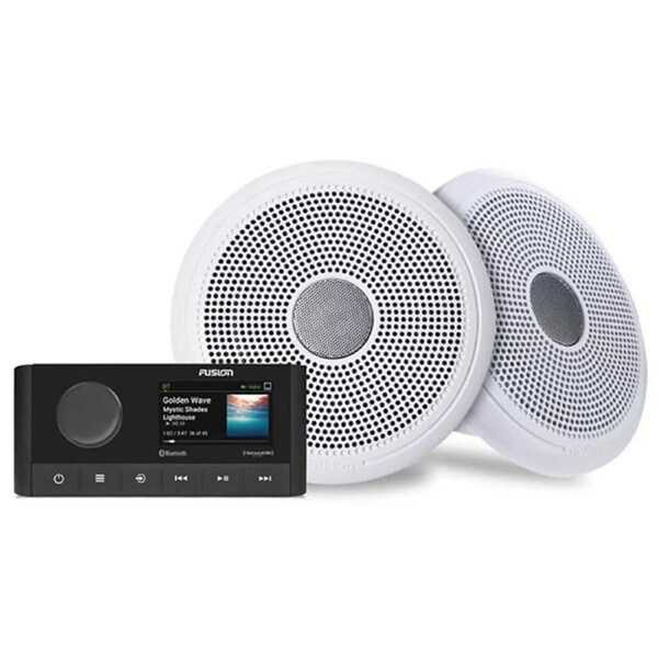 Fusion MS-RA210 Stereo and XS 6.5" Classic Speakers Pack