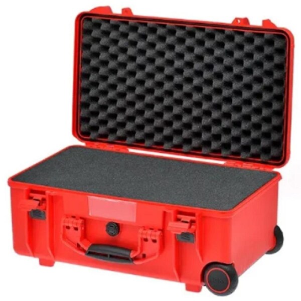 HPRC 2550W - Wheeled Hard Case with Cubed Foam (Red)