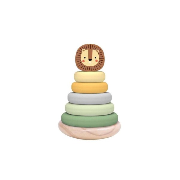Tooky Toy My Forest Friends Lion Stacking Tower Wooden Play Kids/Children 12m+