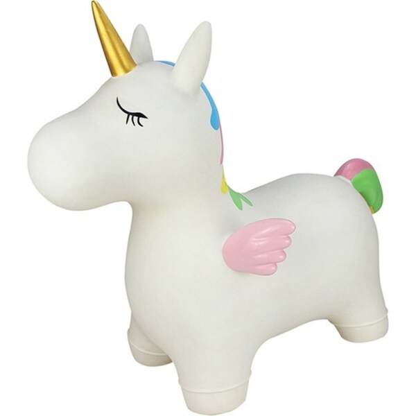 Kaper Kidz Bouncy Rider Stardust The Unicorn Kids/Children Ride On Toy 12m+