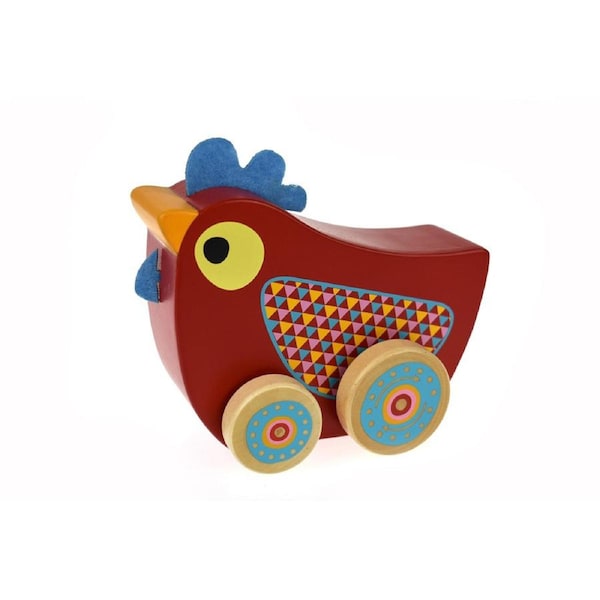 Koala Dream Chicken Wind N Walk Wooden Animal Play Music Box Toddler Toy 18m+