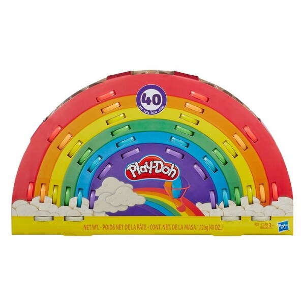 Play-Doh Ultimate Rainbow 40 Pack of Non-Toxic Colors