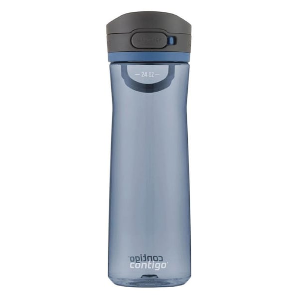 Contigo Jackson Autopop 709ml Water Bottle Travel Drinking Container Blue Corn