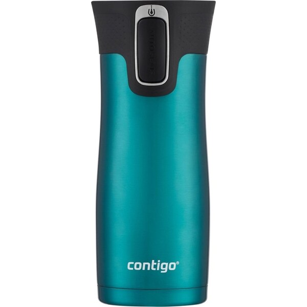 Contigo West Loop Autoseal 473ml Stainless Steel Mug Travel Coffee Cup Spirulina