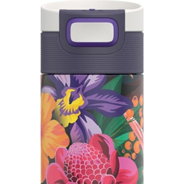 Kambukka Etna 300ml Stainless Steel Tumbler Mug Drink Container Flower Power