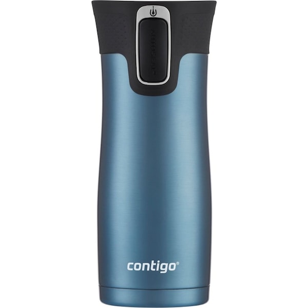 Contigo West Loop Autoseal 473ml Stainless Steel Mug Travel Coffee Cup Dark Ice