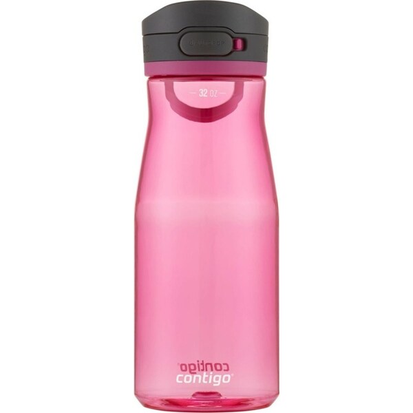 Contigo Jackson Autopop 946ml Water Bottle Travel Drink Container Dragon Fruit