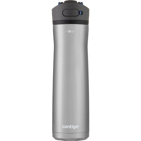 Contigo Ashland Chill 2.0 Autospout 709ml Stainless Steel Drink Bottle Silver