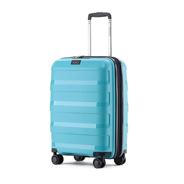 Tosca Comet PP 20" Cabin Travel Hard Case Suitcase Luggage 55x40x25cm - Teal