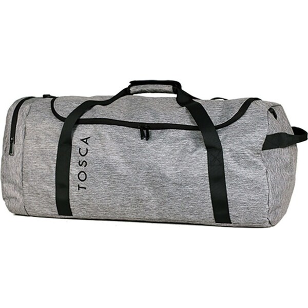 Tosca 68x26x31cm Overnight/Weekender Multi Purpose Tote/Duffle Travel Bag Grey