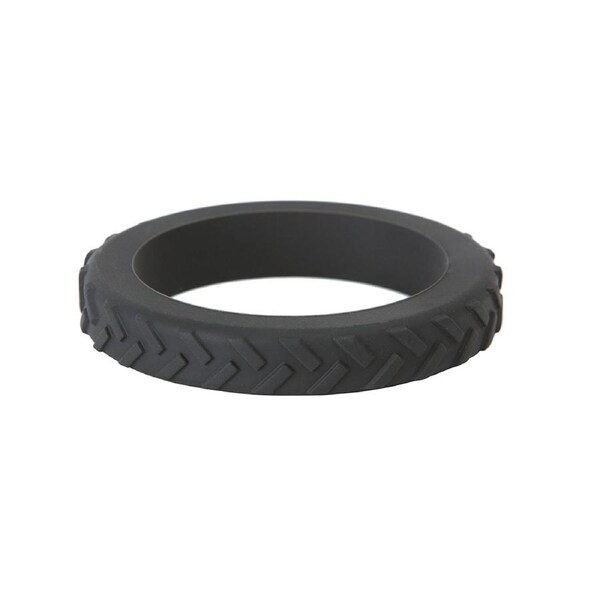 Chewigem Tread Sensory/Fidget Silicone Chew Wrist Bangle (Child Size) Black 3y+