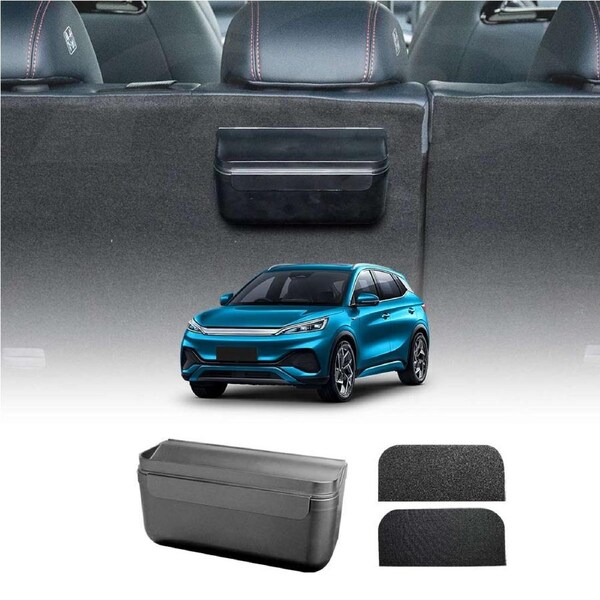 Velcro TPE Storage Box for BYD Atto 3 2022-2025 Sunglasses Holder Organizer Car Accessories