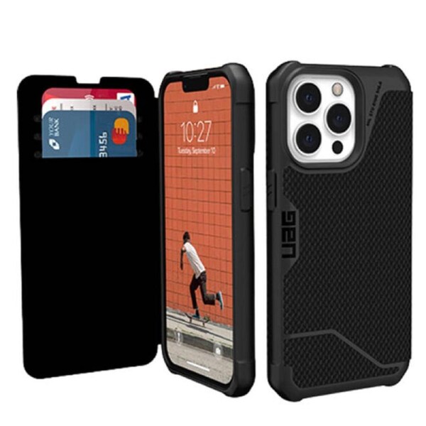 Under Armour Gear Metropolis Case (Suits iPhone 13 Pro Max - Kevlar Black
