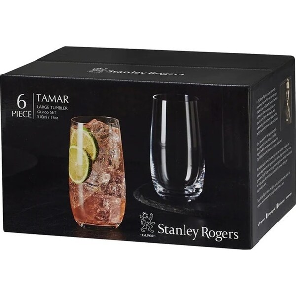 Stanley Rogers Tamar Large Tumblers 510ml Set 6