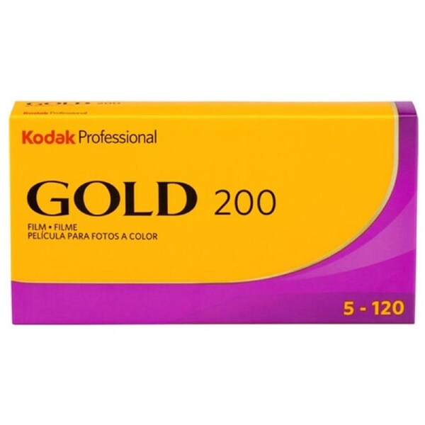 Kodak Gold 200 Colour Negative 120 Film 5 Pack