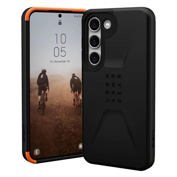 Urban Armor Gear Civilian Case (Suits Samsung Galaxy S23) - Black