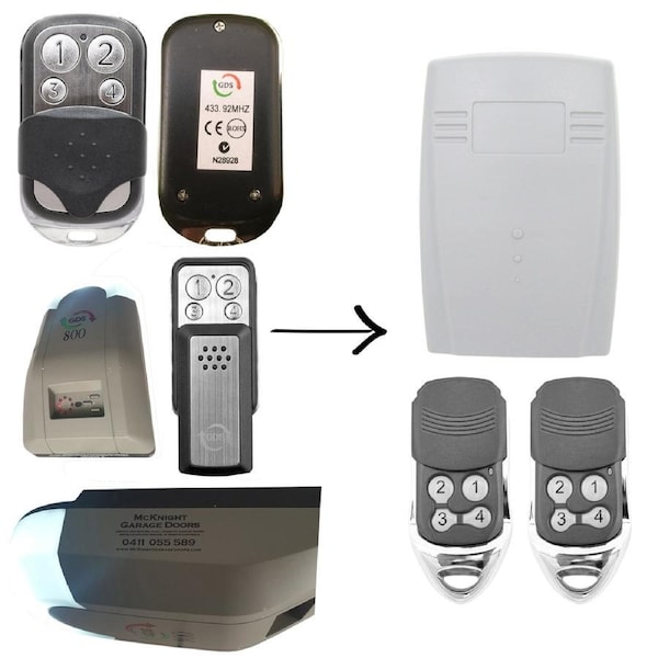McKnight GDS800/GDS1000 Garage/Gate Upgrade Receiver Kit