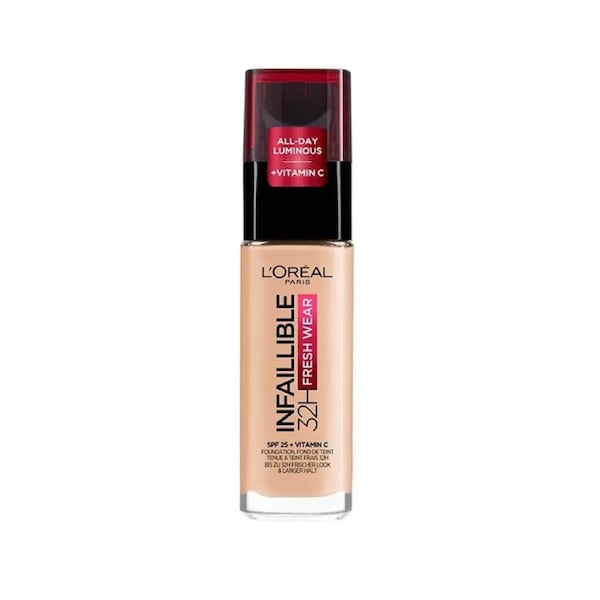 L'Oreal Paris Infaillible 32H Fresh Wear Liquid Foundation 30mL - 120 Golden Vanilla