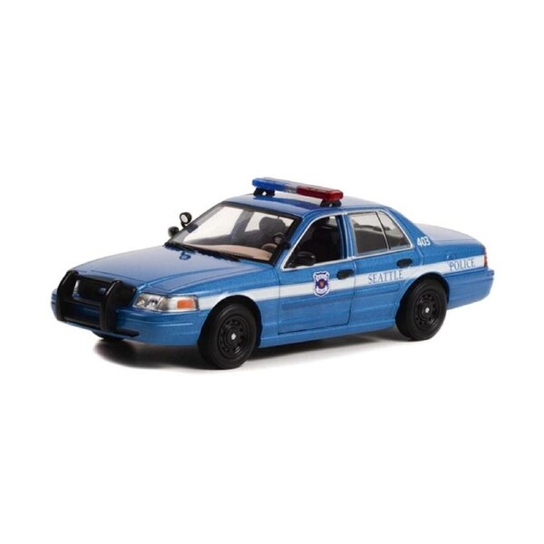 Greenlight 1:24 Scale Ford Crown Victoria Police Interceptor Seattle Police 2001 Model Car