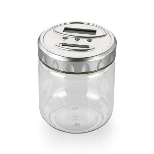 Vistara LCD Display Aussie Coin Counting/Tracking Money/Savings Jar 12x10cm