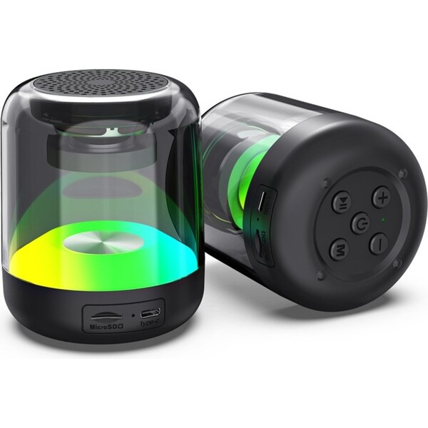 2pc True Sound LED Colour Changing 2000mAh Wireless Bluetooth Speaker Set