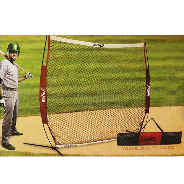 REFLEX 2m x 2m Portable Baseball Softball Net Batting Practice Fielding Infield Stop S872