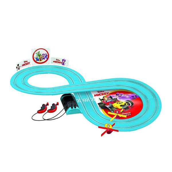 Carrera Disney Junior First Battery Set Mickey's On Tour Slot Car 2.4m Track