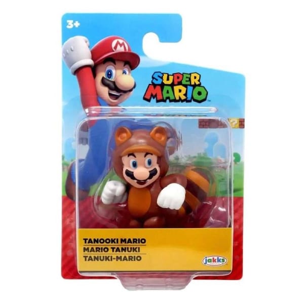 Nintendo 2.5" Limited Articulation Figures Wave 43 - Tanooki Mario