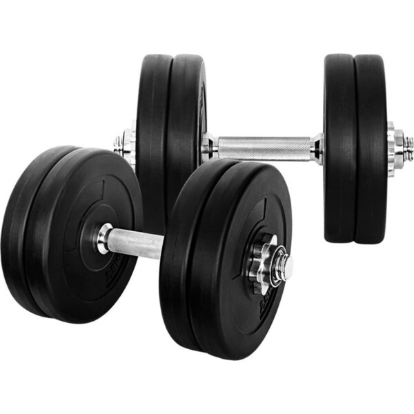 25kg Dumbbells Dumbbell Set Weight Plates Home Gym Fitness Exercise