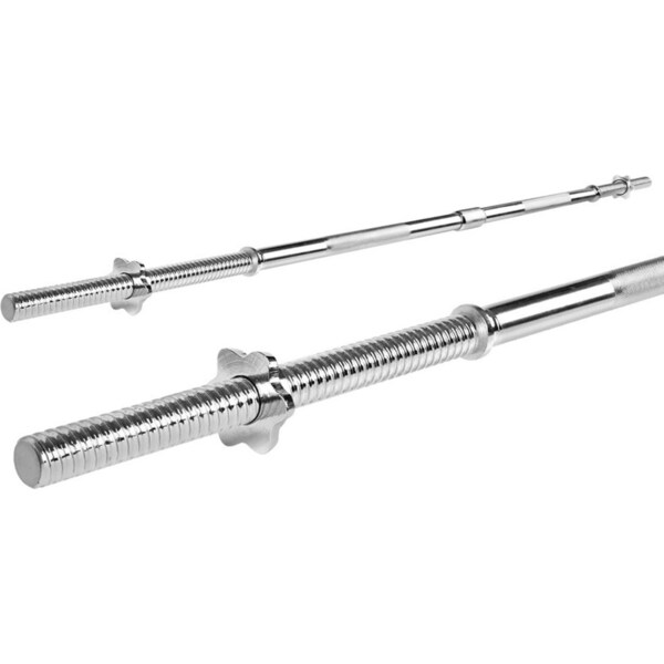 5.5FT Barbell Bar Steel Fitness Exercise Weight Press Gym Home 168CM