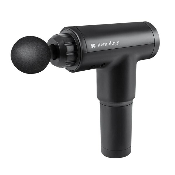 Remology Impact Therapy Percussive Massage Gun includes 4 Heads