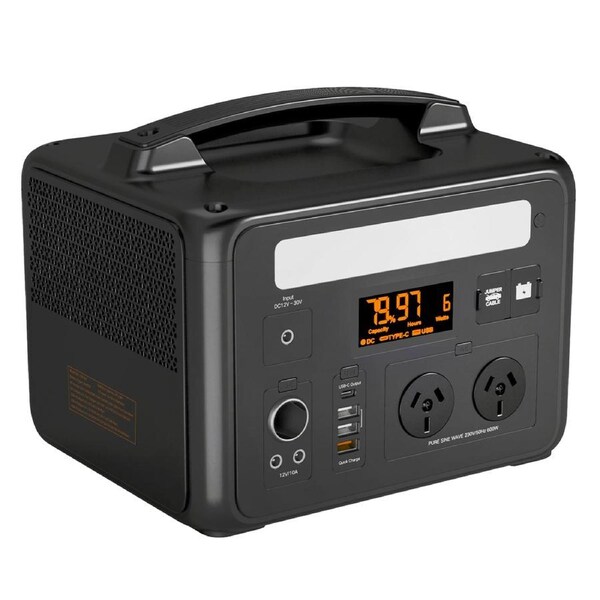 VoltX E600 600W 307Wh Power Station – Ideal for Camping, Home Backup & Car Jump Start