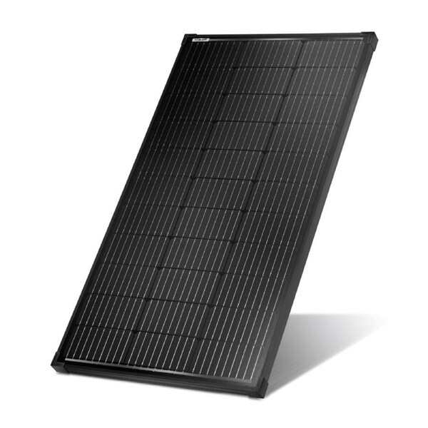 VoltX 12V 100W Fixed Solar Panel Black Frame PERC Tech Grade-A Cell IP65 5 Years Warranty
